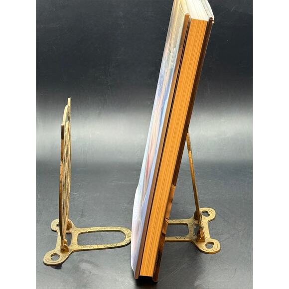 Vintage Brass Folding Owl bookends pair - Picture 6 of 6